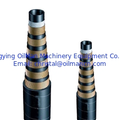 Manguera de goma hidráulica de la manguera de alta presión de la perforación rotatoria del API 7K 3000psi-15000psi para la perforación del pozo de petróleo
