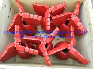 6 a 12 pulgadas 3 alas paso de agua pozo de perforación arrastrar bit con carburo de tungsteno API 3 1/2" REG Pin Thread