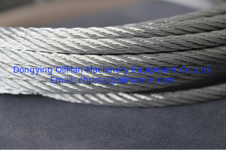 cuerda de alambre de acero 1770MPa de 6x19+FC 11m m galvanizada y Ungalvanized