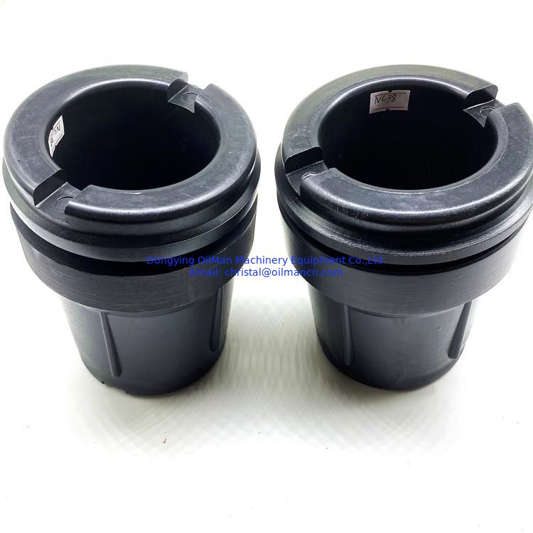 3-1/2" material plástico de acero del HDPE de los protectores del hilo del tubo de taladro para el campo petrolífero