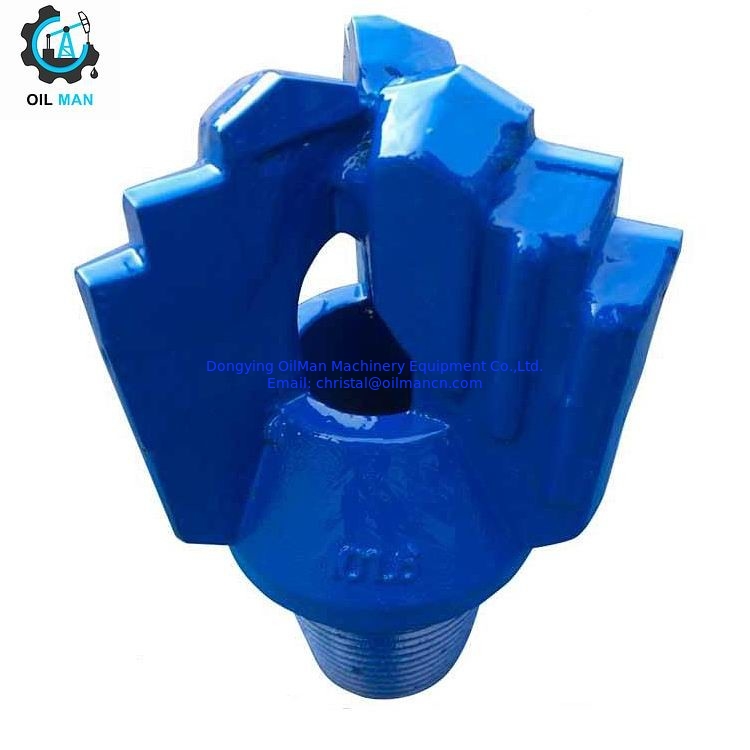 6 a 12 pulgadas 3 alas paso de agua pozo de perforación arrastrar bit con carburo de tungsteno API 3 1/2" REG Pin Thread